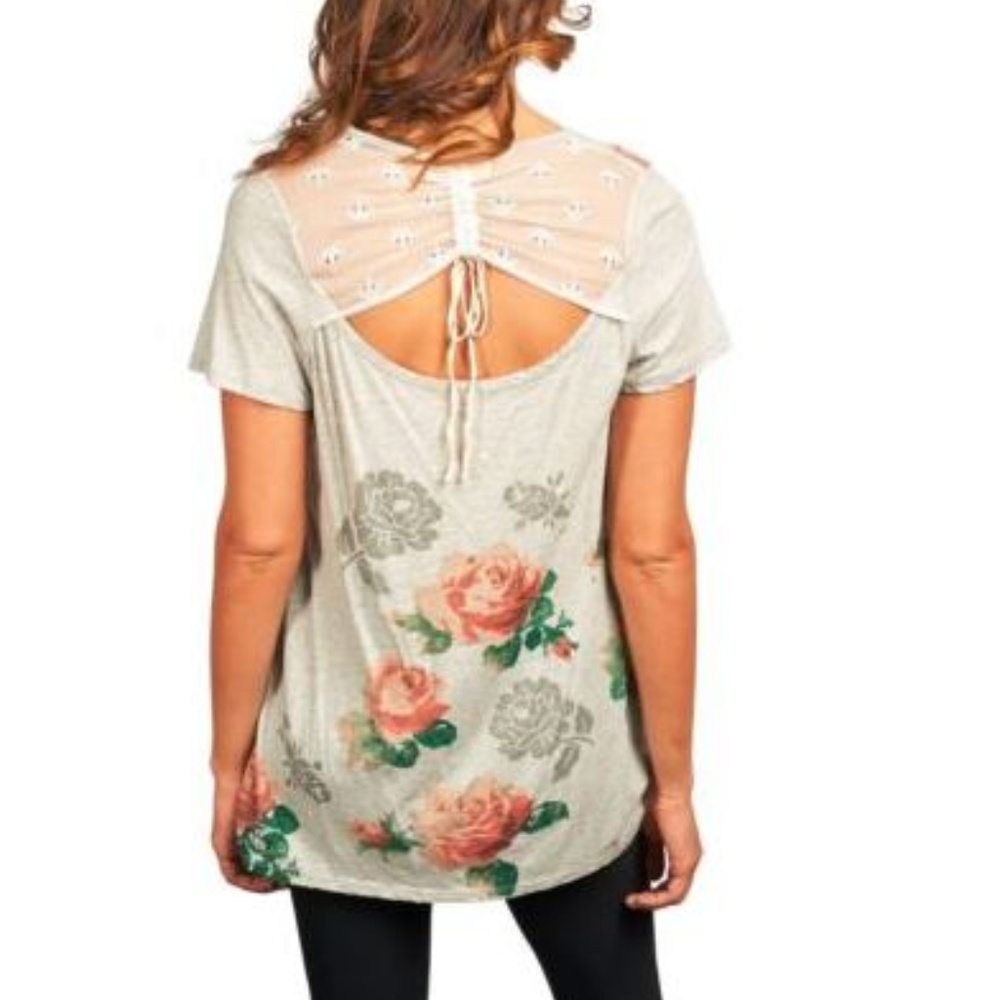 Johnny Was 4 Love & Liberty Small Floral Tunic NEW